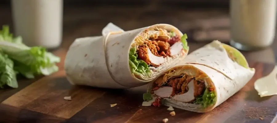 Crispy Chicken Bacon Ranch Wrap