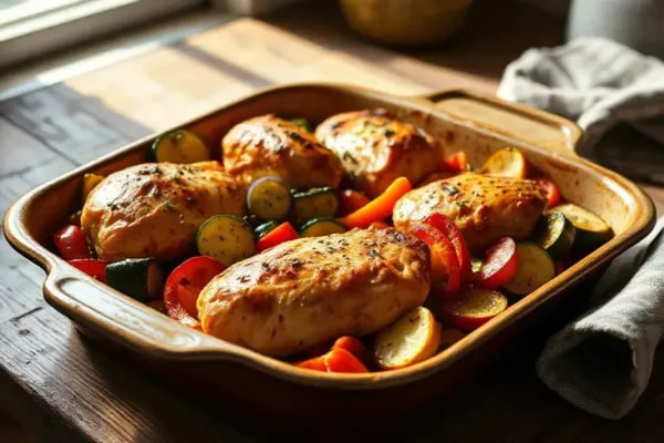 The Best Italian Chicken and Vegetables Recipe