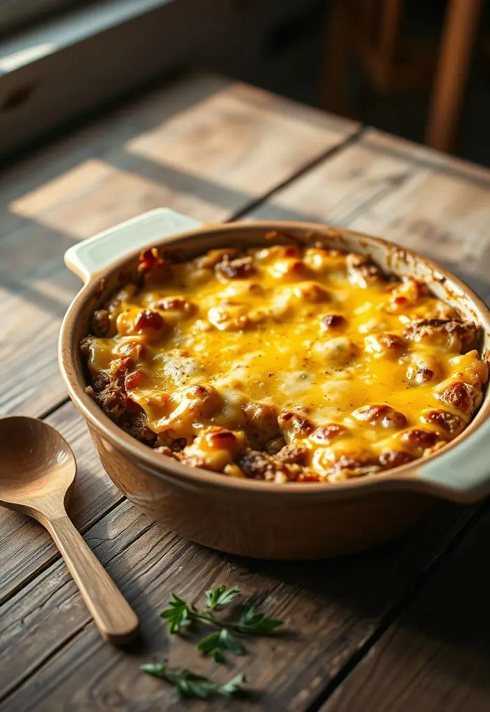 Keto Friendly Hamburger Casserole