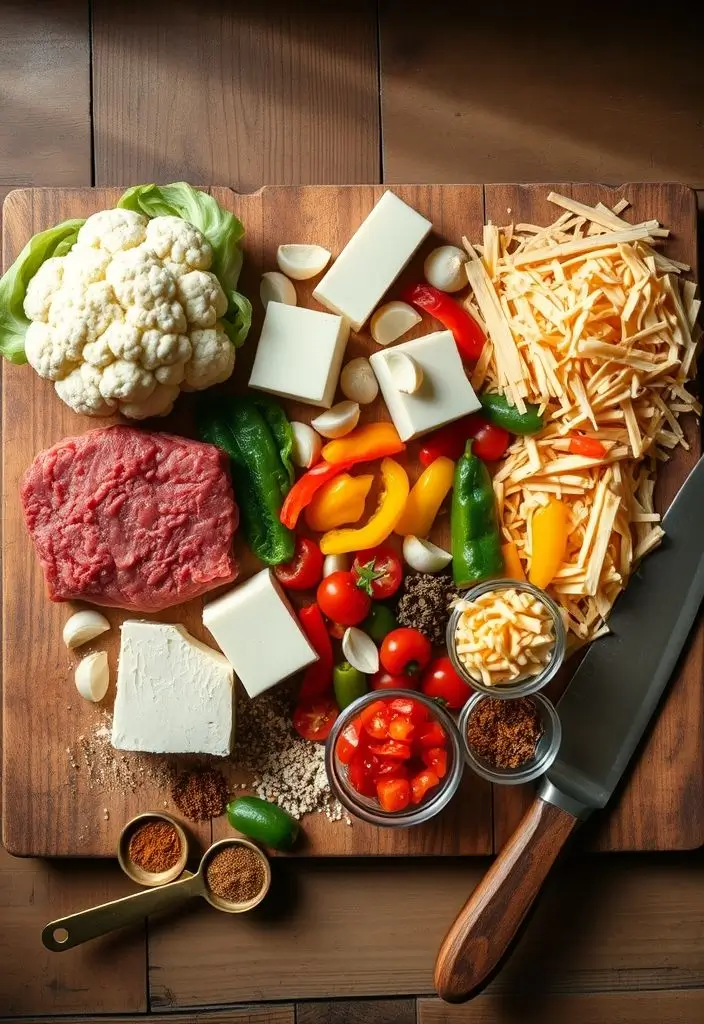 Keto Friendly Hamburger Casserole