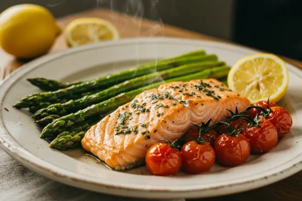 Lemon Herb Salmon with Vegetables