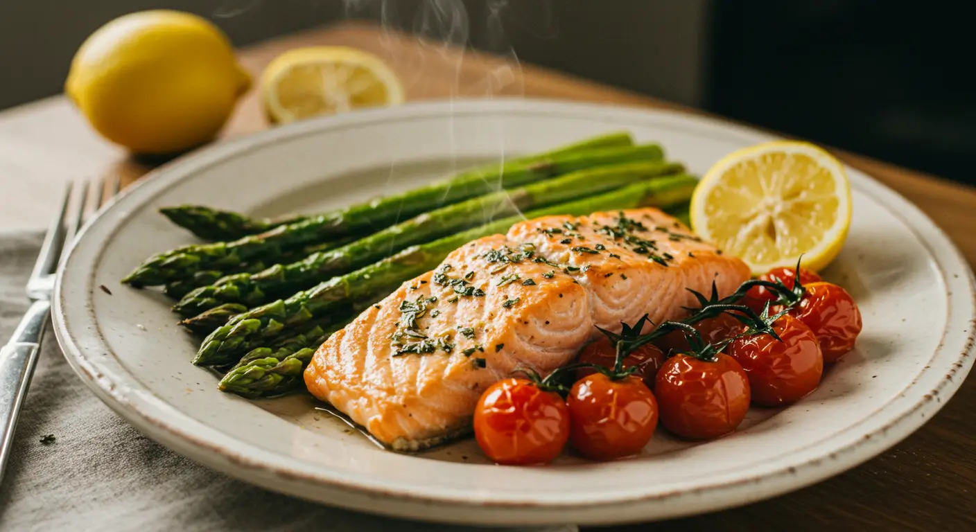 Lemon Herb Salmon with Vegetables