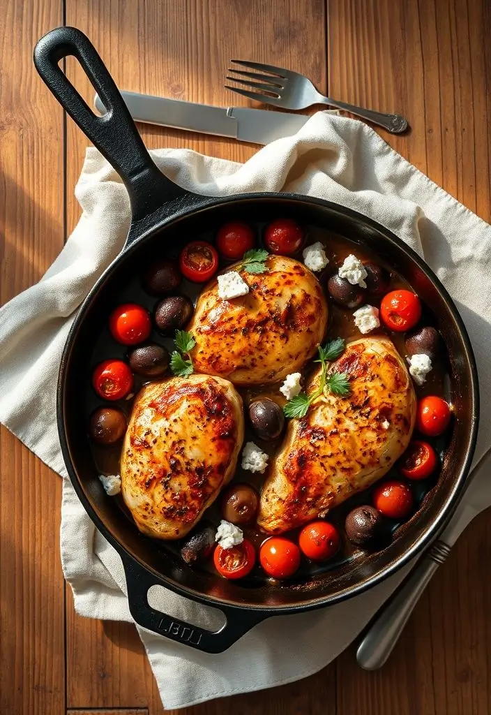 Mediterranean Chicken Skillet