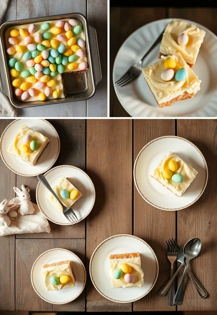 No Bake Mini Egg Cheesecake