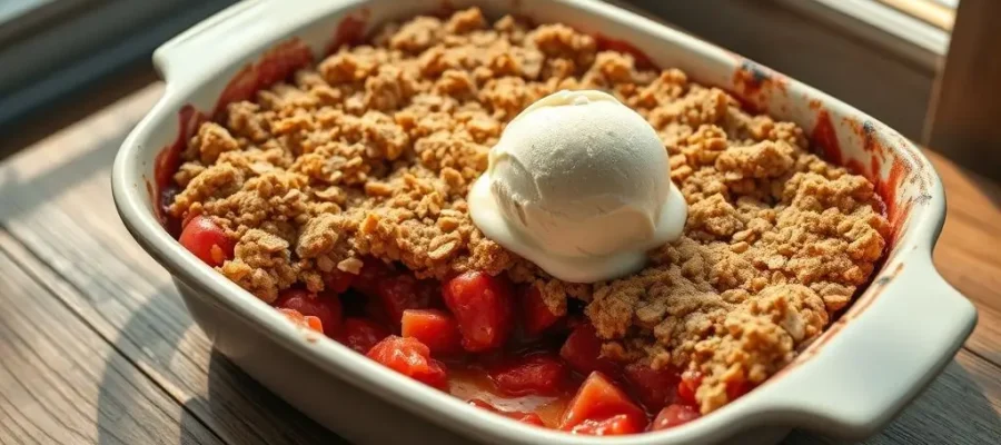 The Best Rhubarb Crisp Recipe