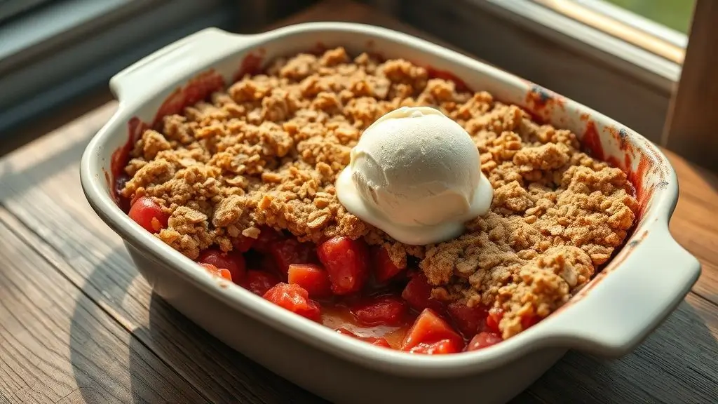 Rhubarb Crisp Recipe