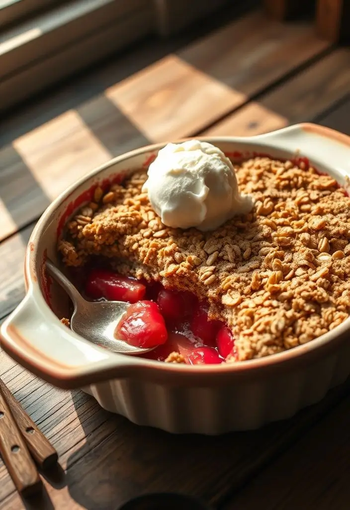 Rhubarb Crisp Recipe