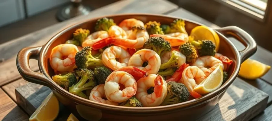 Shrimp and Broccoli Bake Recipe