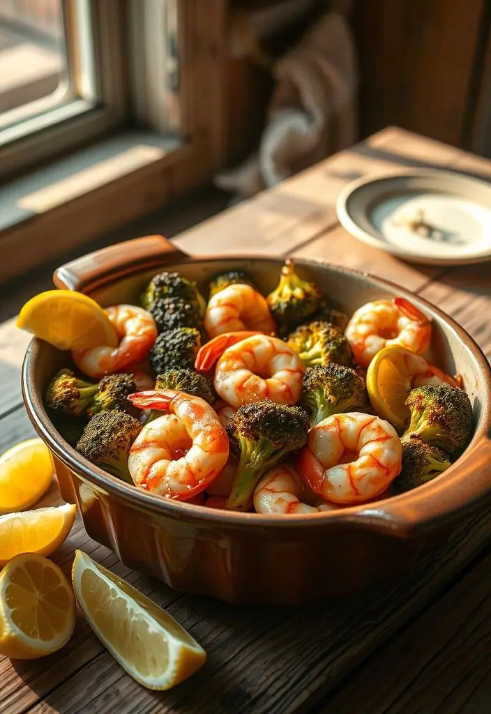 Shrimp and Broccoli Bake Recipe