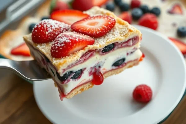 The Best Summer Berry Lasagna Recipe