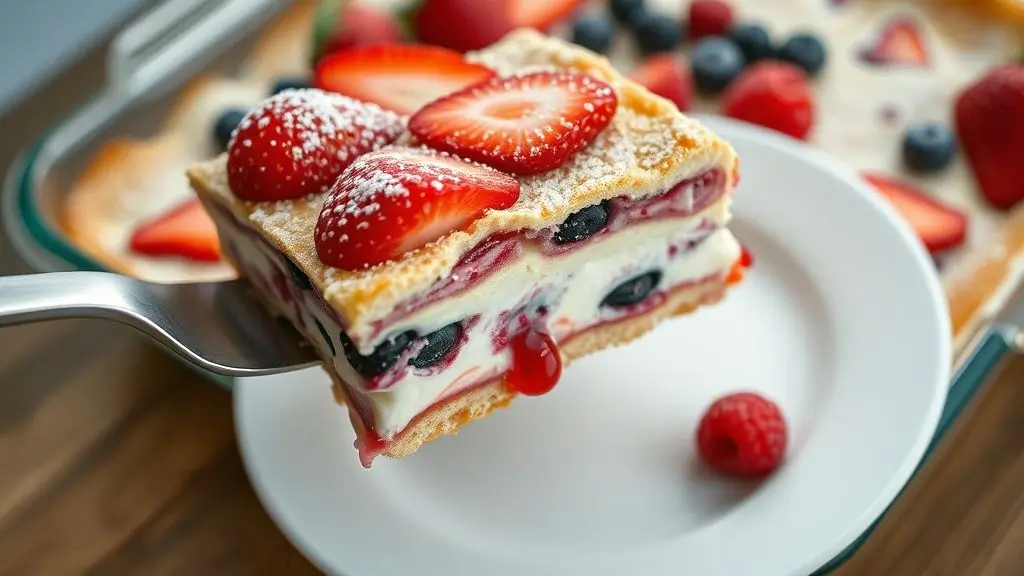 Summer Berry Lasagna Recipe
