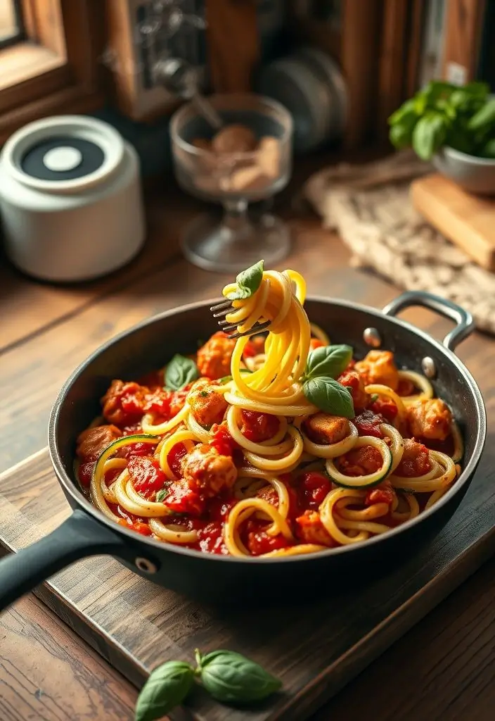 Turkey and Zucchini Skillet Recipe