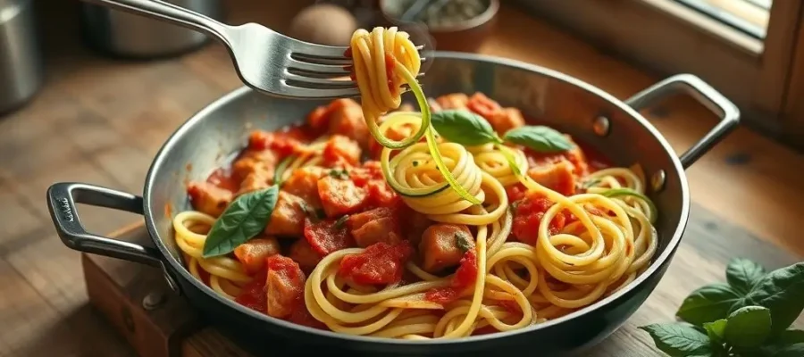 Turkey and Zucchini Skillet Recipe