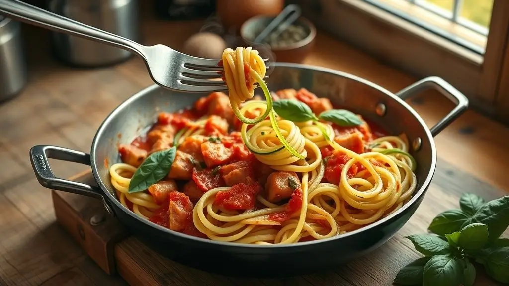 Turkey and Zucchini Skillet Recipe