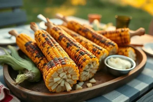 The Best Grilled Corn on the Cob with Garlic Herb Butter