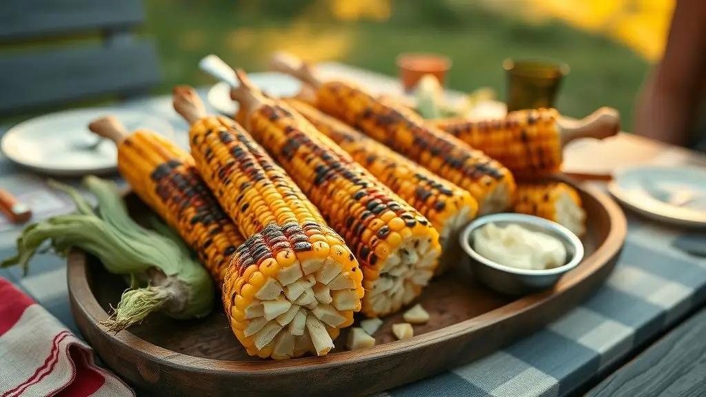grilled corn on the cob