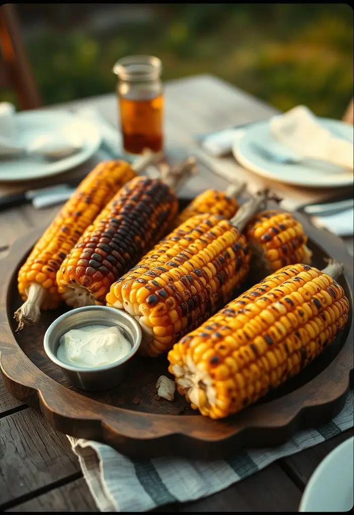 grilled corn on the cob