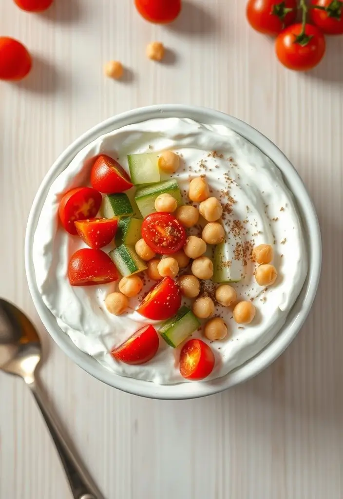1. Greek Yogurt Power Bowl (280 calories, 25g protein)