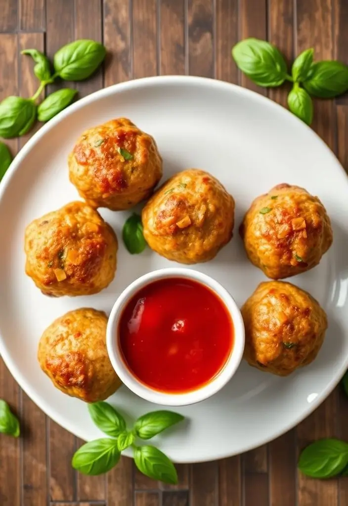 11. Turkey and Veggie Meatballs (280 calories, 28g protein)