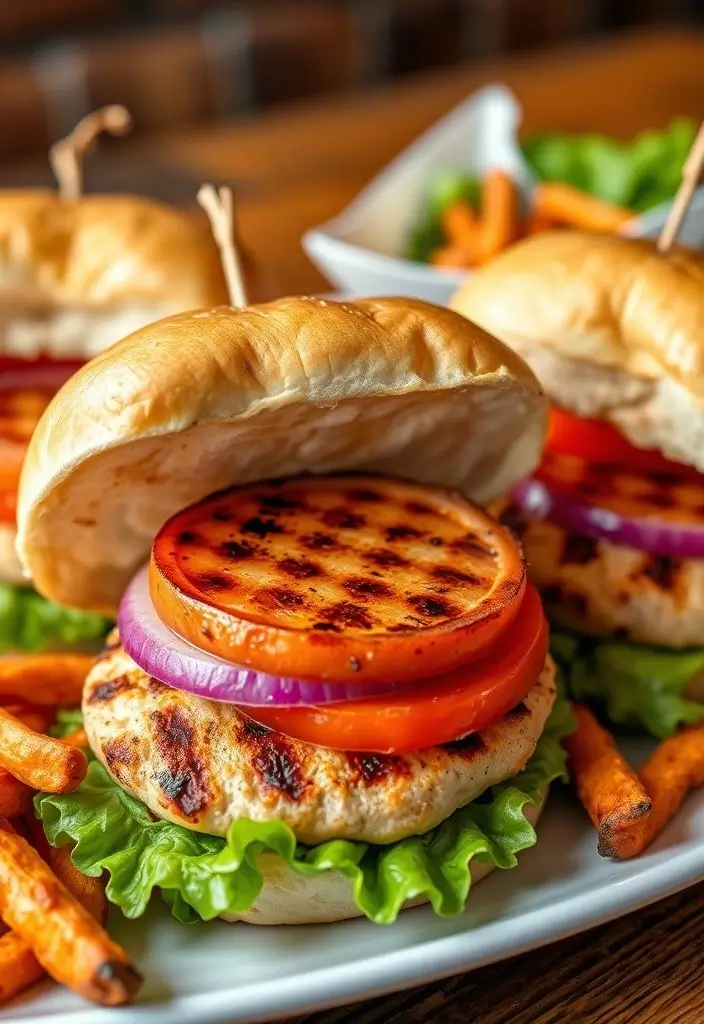 13. Grilled Turkey Burgers