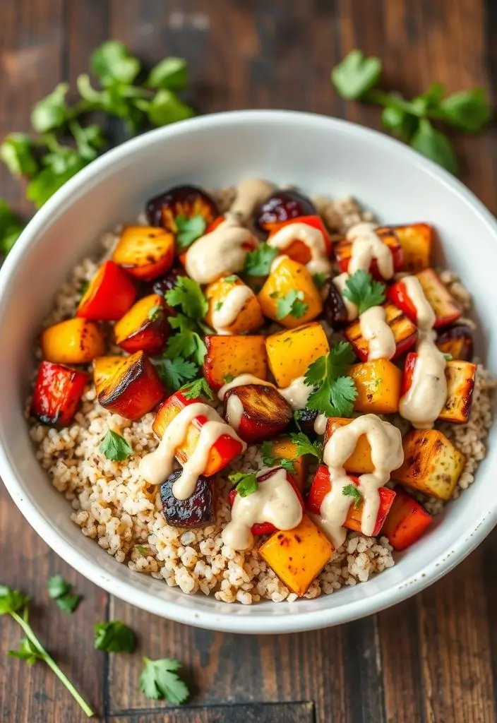 14. Grilled Vegetable and Quinoa Bowl