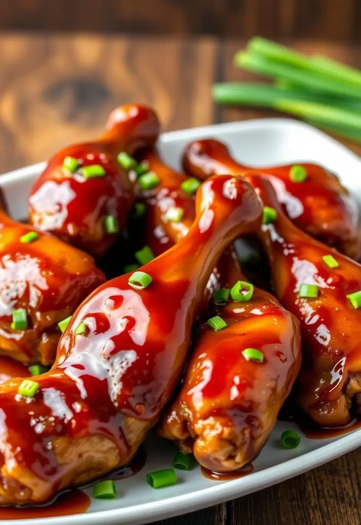 4. Honey Garlic Chicken Drumsticks