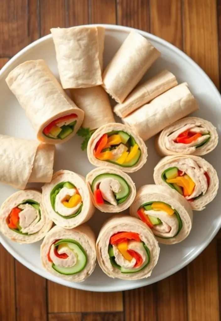 5. Turkey Roll-Ups (275 calories, 26g protein)