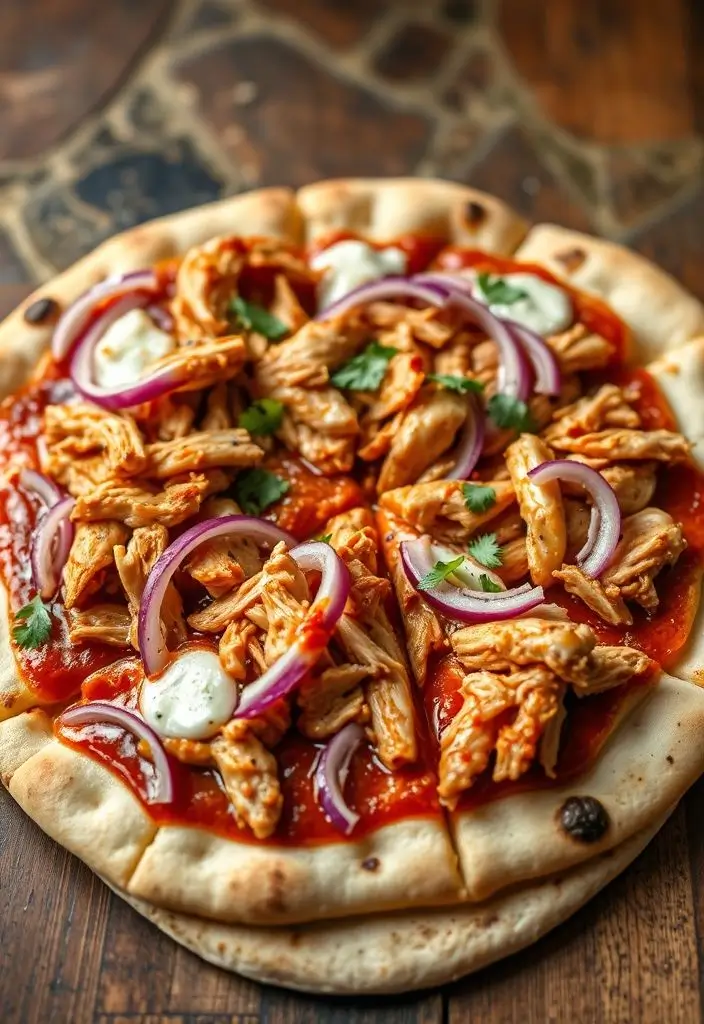 6. BBQ Chicken Pizza