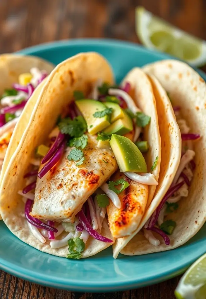 9. Grilled Fish Tacos