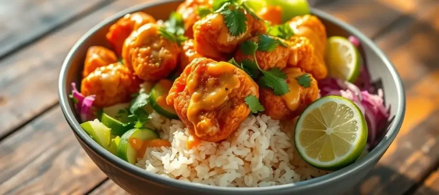 Bang Bang Chicken Bowl – Quick, Spicy & Flavor-Packed