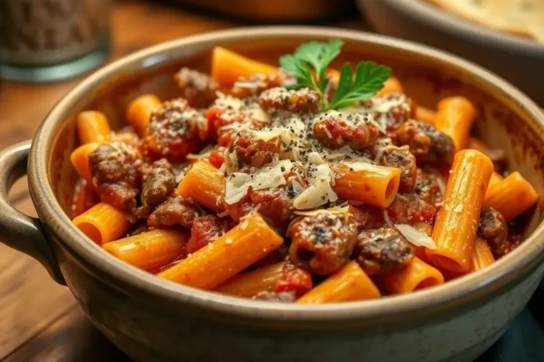 Beef Pasta in Tomato Sauce – Hearty, Simple & Delicious