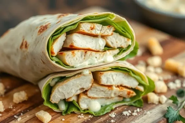 The Best Chicken Caesar Wrap Recipe