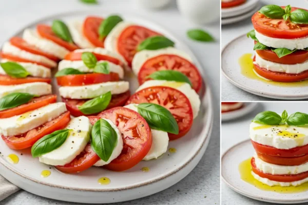 Classic Caprese Salad with Balsamic Glaze (5-Minute Recipe)