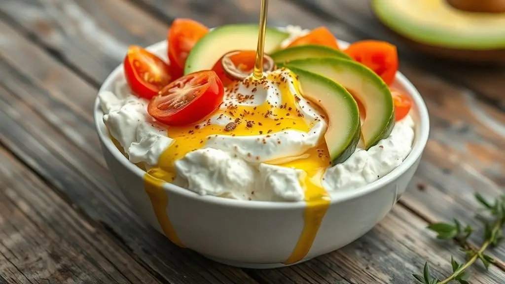 Cottage Cheese Bowl with Everything Seasoning