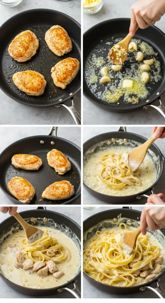 Creamy Garlic Parmesan Chicken Pasta