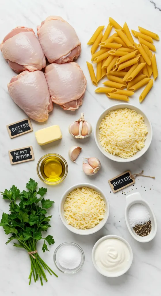 Creamy Garlic Parmesan Chicken Pasta