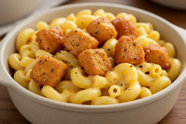 Creamy Honey Pepper Chicken Mac and Cheese Delight – Comfort Food at Its Best