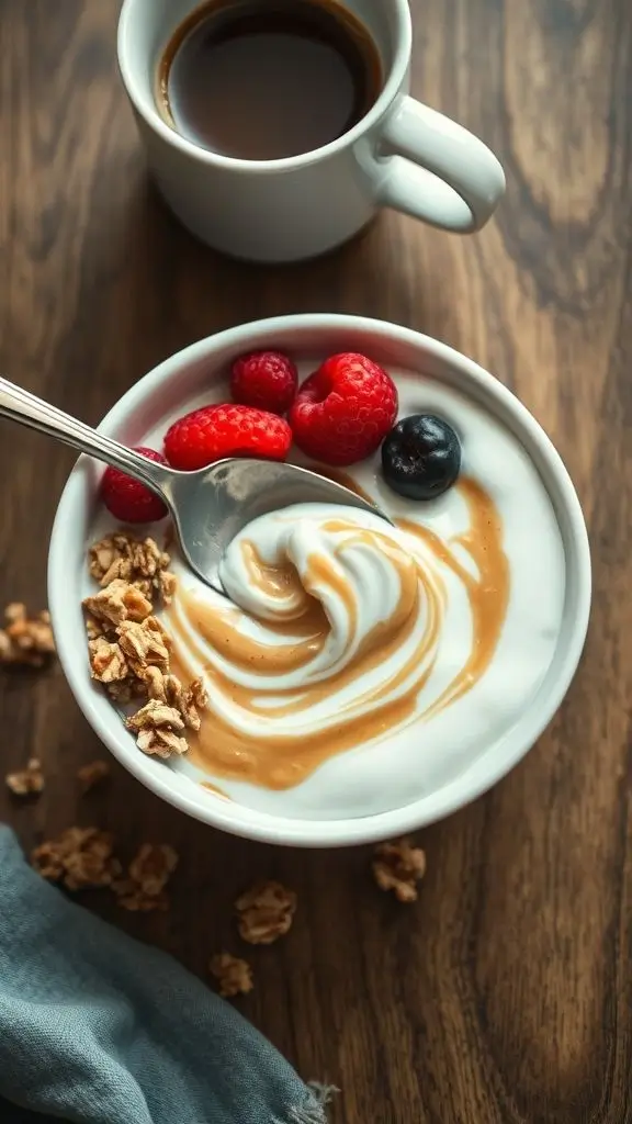 Greek Yogurt Power Bowl (280 calories, 25g protein)