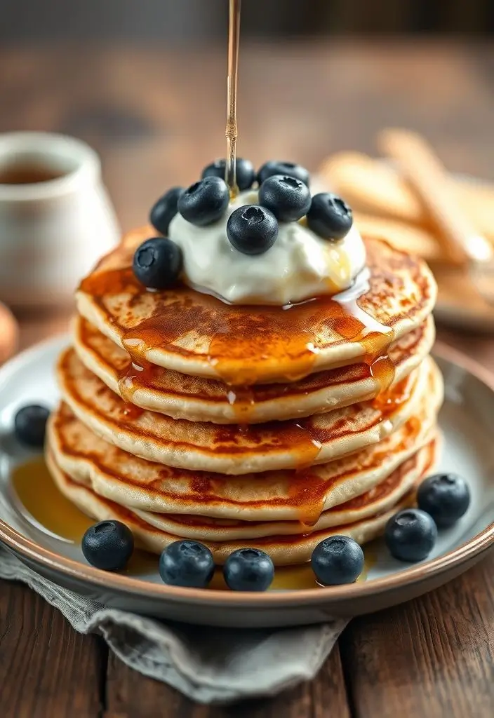 Greek Yogurt Protein Pancakes