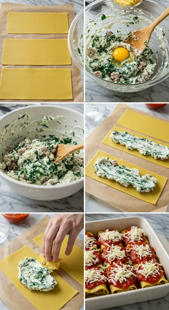 Million Dollar Lasagna Roll Ups