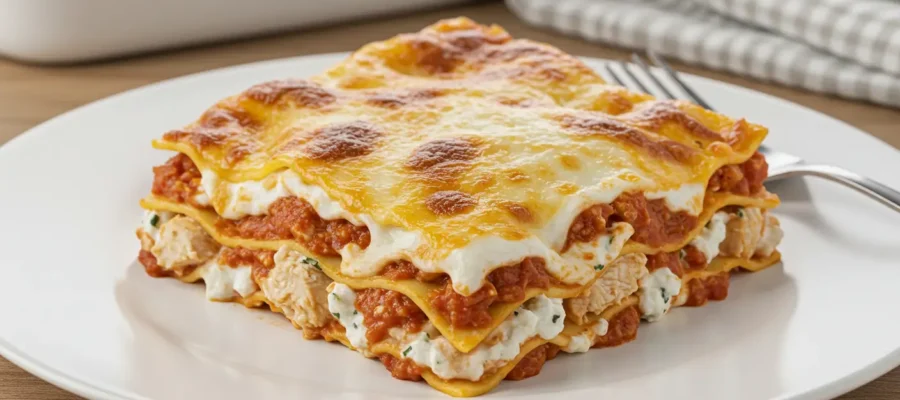 Million Dollar Lasagna with Chicken – Creamy, Hearty & Delicious