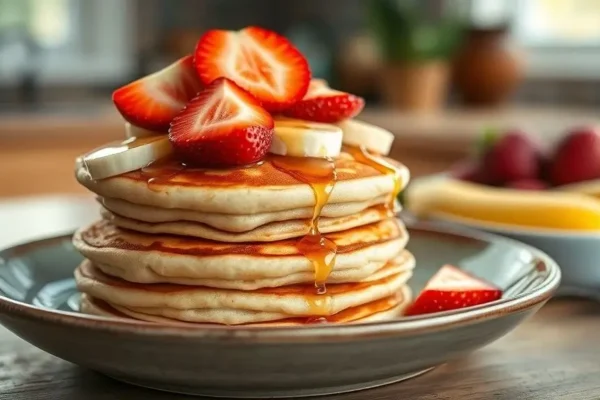 Protein Pancakes (Two-Ingredient Wonder) (150 calories, 18g protein)