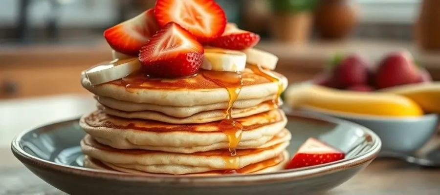 Protein Pancakes (Two-Ingredient Wonder) (150 calories, 18g protein)