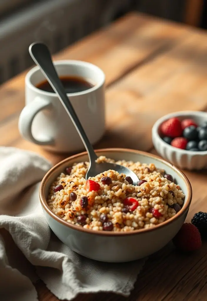 Protein-Rich Breakfast Quinoa Bowl
