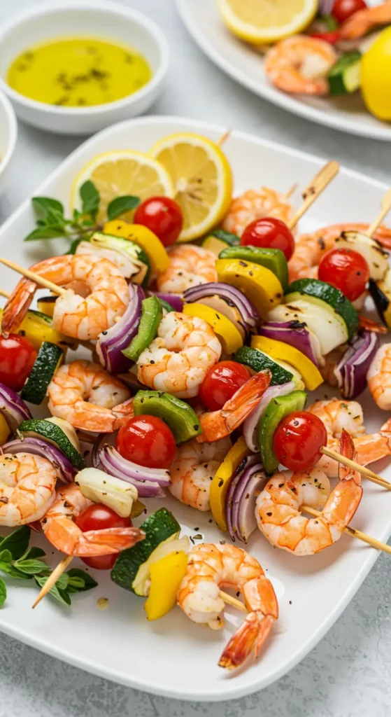 Recipe #15: Mediterranean Shrimp and Vegetable Skewers
