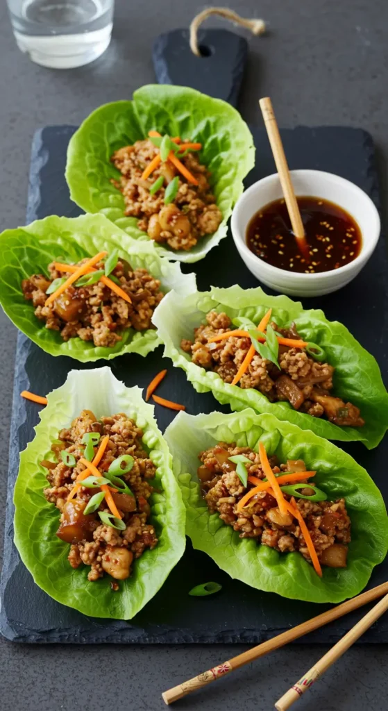 Recipe #2: Asian-Inspired Lettuce Wraps
