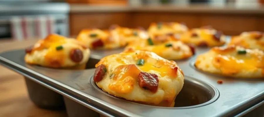 Savory Breakfast Muffin Cups (155 calories, 12g protein)