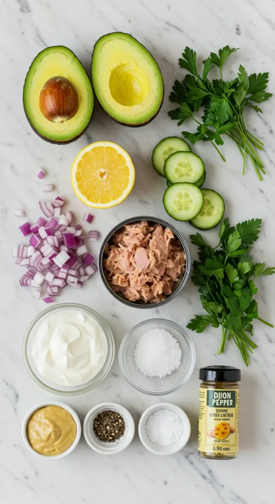 Tuna-Stuffed Avocado Boats