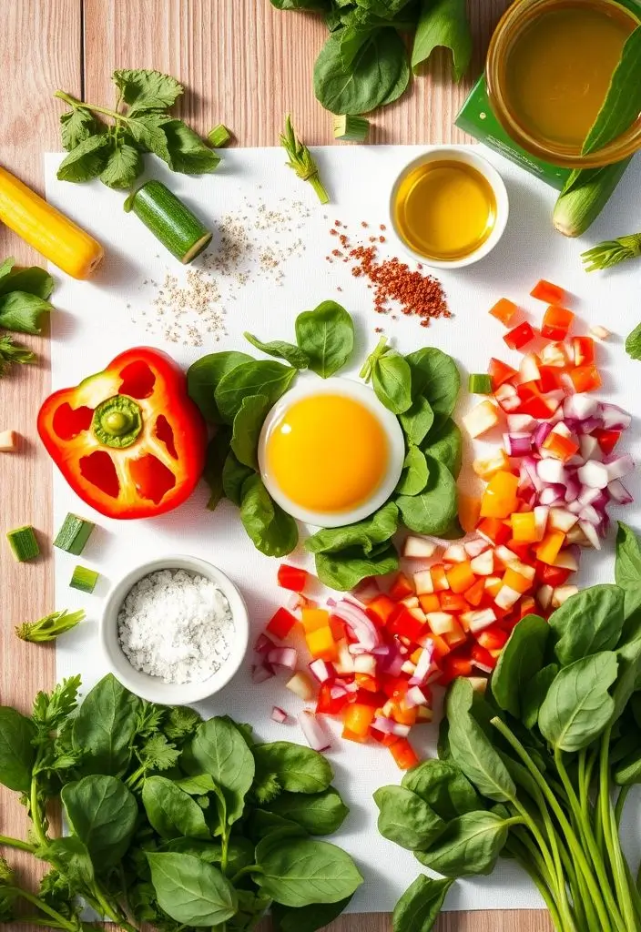 Veggie-Packed Egg White Scramble