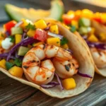 Shrimp Tacos with Fresh Mango Salsa